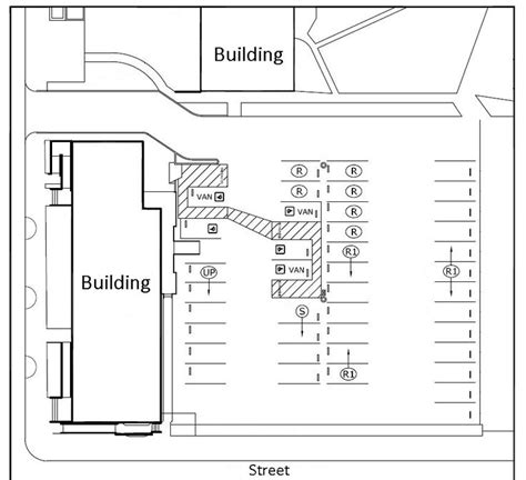 school bus parking lot design|draw a parking lot diagram.